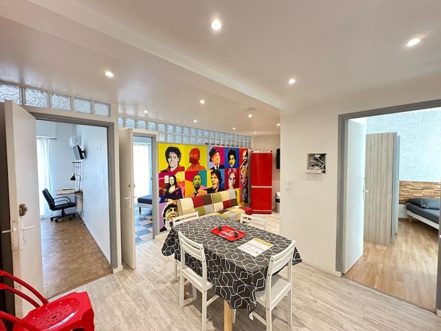 Appartement Avec 4 Chambres Doubles - Proche De La Mer, Des Transports Et De La Promenade Des Anglais ニース エクステリア 写真