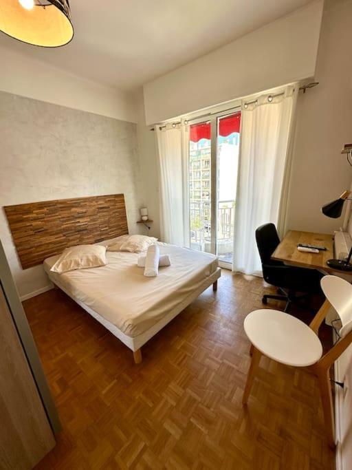 Appartement Avec 4 Chambres Doubles - Proche De La Mer, Des Transports Et De La Promenade Des Anglais ニース エクステリア 写真