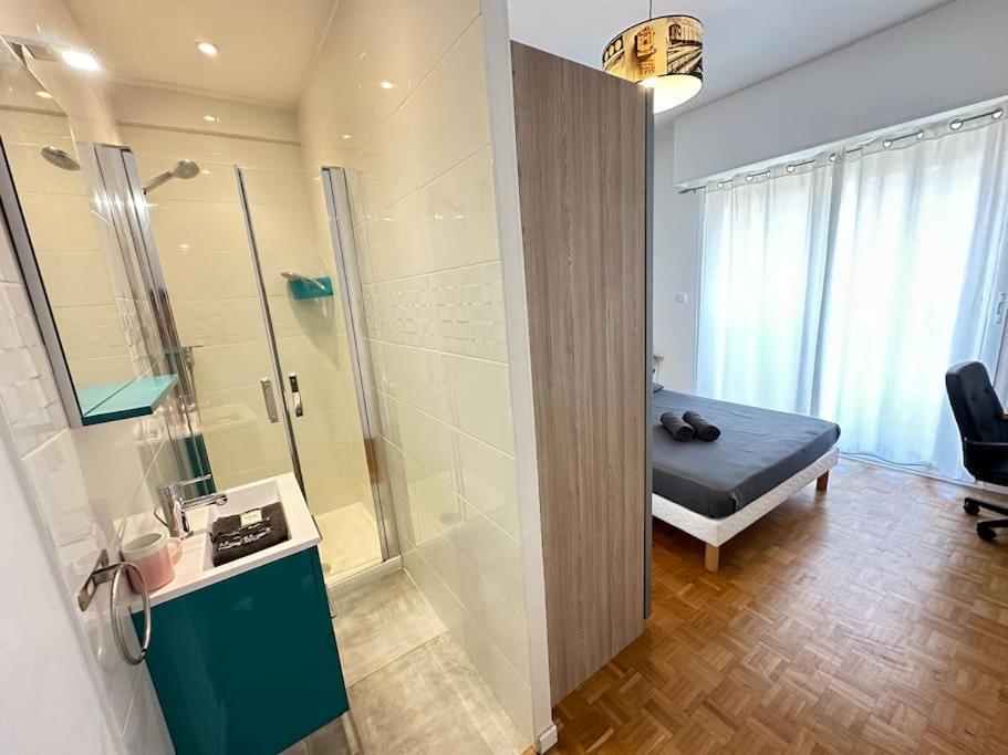 Appartement Avec 4 Chambres Doubles - Proche De La Mer, Des Transports Et De La Promenade Des Anglais ニース エクステリア 写真