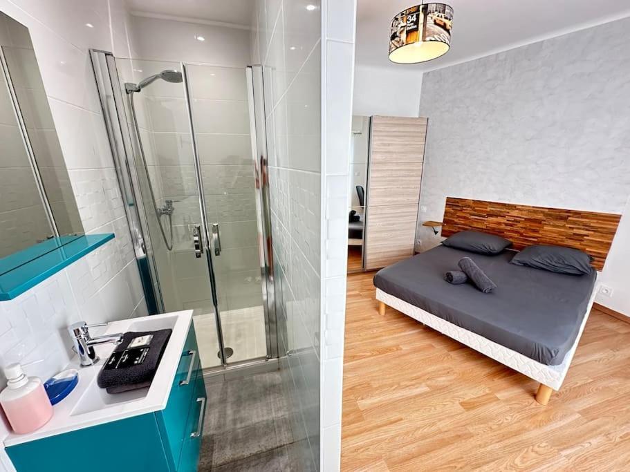 Appartement Avec 4 Chambres Doubles - Proche De La Mer, Des Transports Et De La Promenade Des Anglais ニース エクステリア 写真
