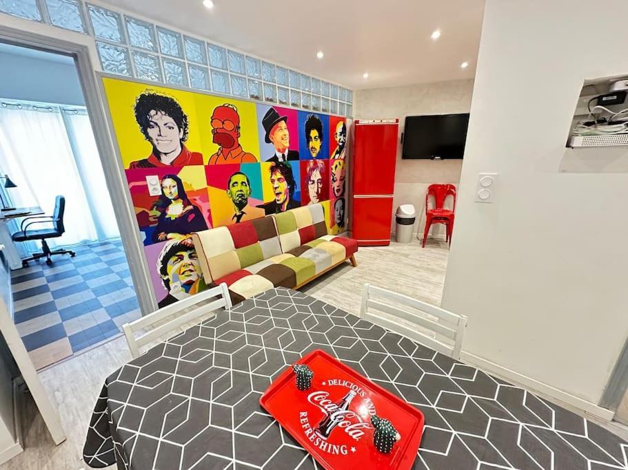 Appartement Avec 4 Chambres Doubles - Proche De La Mer, Des Transports Et De La Promenade Des Anglais ニース エクステリア 写真